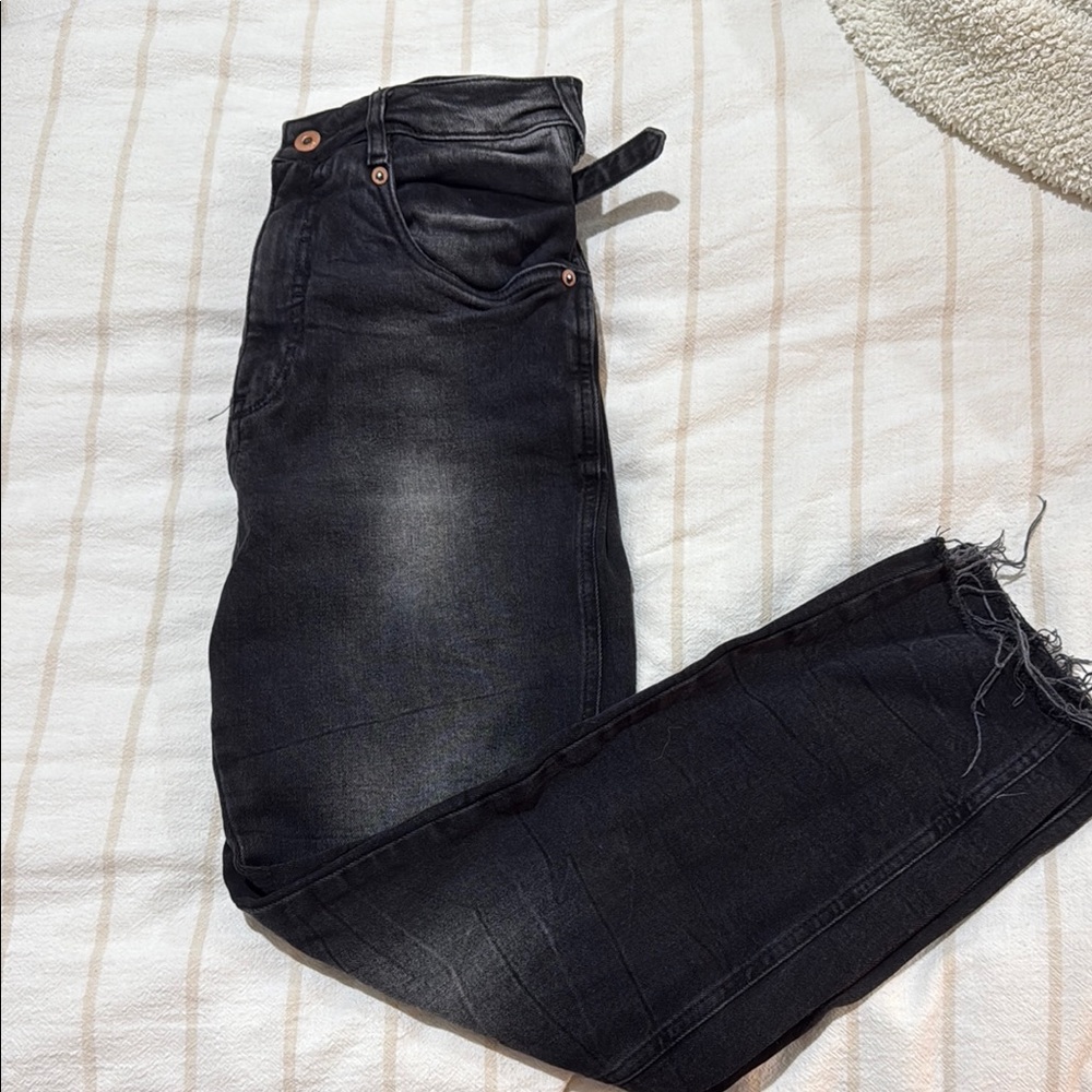 Pilcro and the Letterpress Dark Denim Jeans